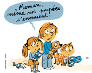 15 activités pour occuper les enfants à la maison - Supplément parents Pomme d'Api - Mars 2014 - Illustrations Robin