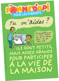 “Pomme d'Api pour les parents”, supplément du numéro 590 de Pomme d'Api, avril 2015. Illustrations Peter Elliott.