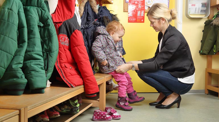 Sa première rentrée à l'école maternelle © Fotolia