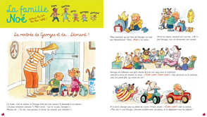 Double page de la rubrique La famille Noé