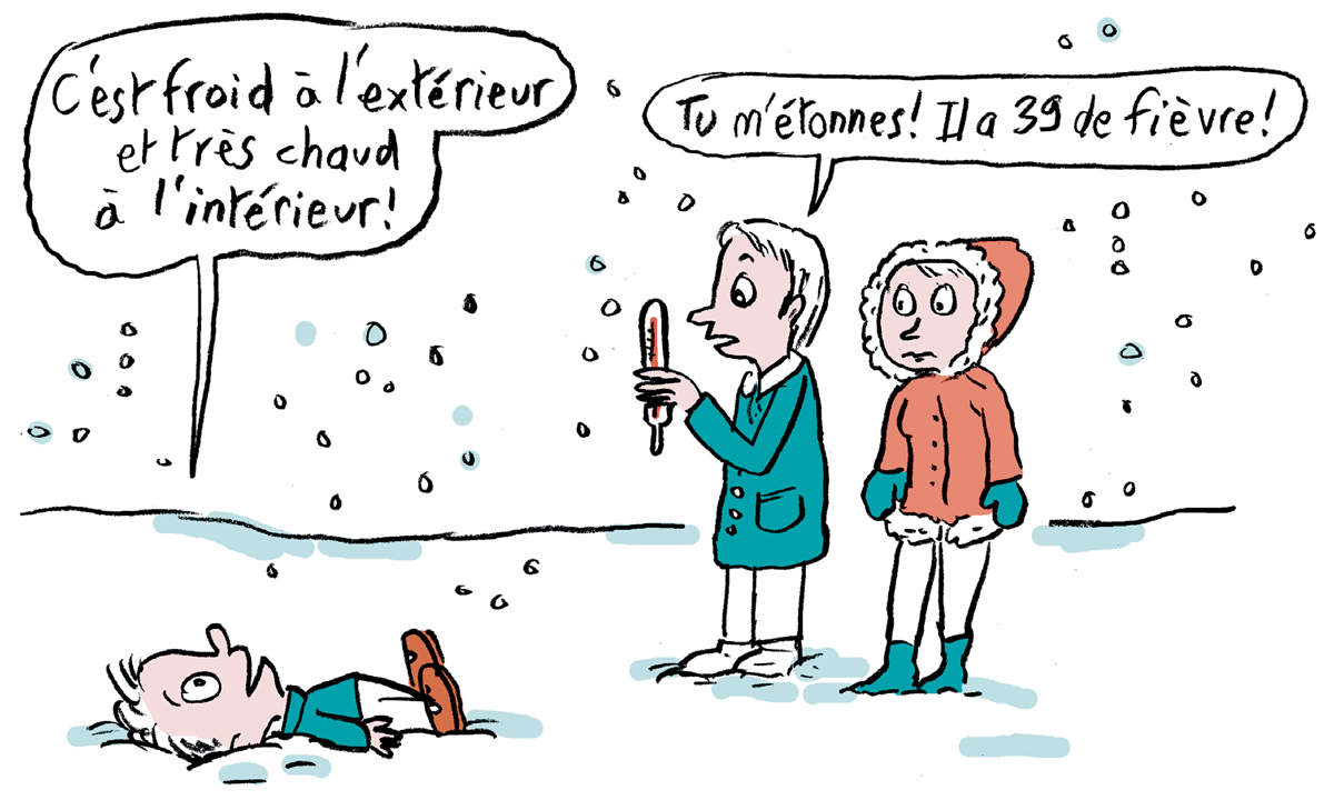 “Bouger, c’est grandir dans sa tête”, supplément pour les parents du magazine Pomme d'Api, mars 2017 - Texte : Anne Bideault - Illustrations : Muzo.