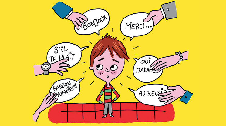 Comment apprendre la politesse aux enfants sans se crisper ? Illustration : Pierre Fouillet