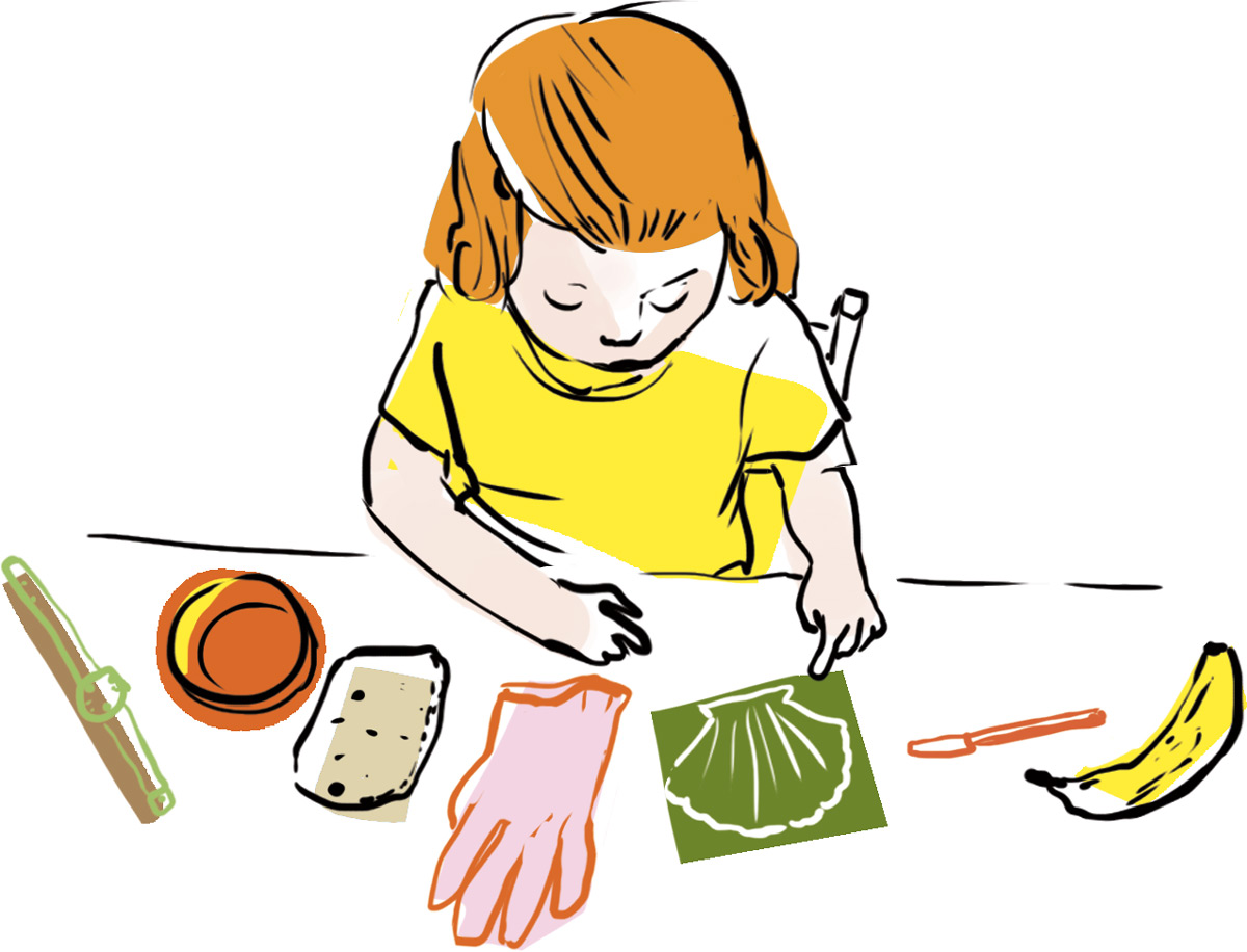 “Montessori pour les nuls - Petit traité de pédagogie”, supplément pour les parents, Pomme d’Api, octobre 2017. Texte : Joséphine Lebard. Illustrations : Zelda Zonk.