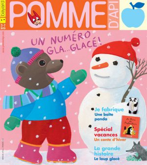 Pomme d'Api, février 2018, n° 624. Illustration de couverture : Danièle Bour.