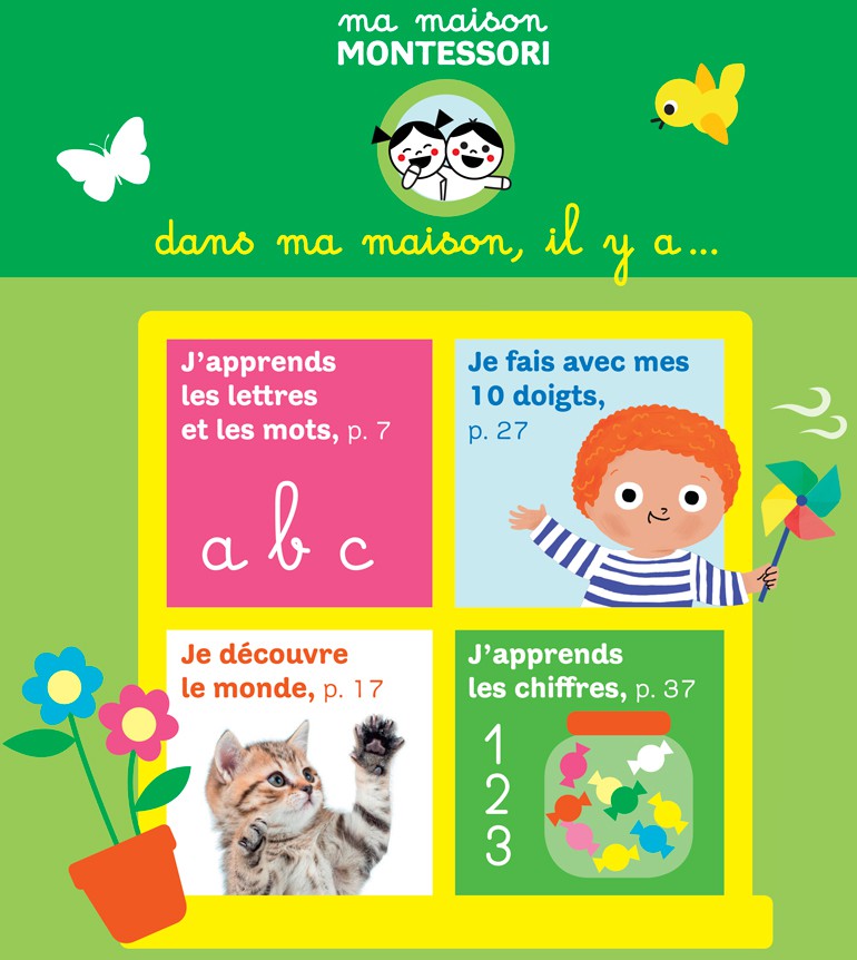 Au sommaire du premier numéro de “Ma maison Montessori”