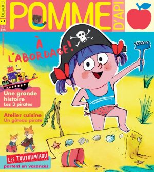 Pomme d'Api, août 2018, n° 630. Illustration de couverture : Fred Benaglia