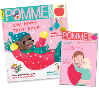 Couverture du magazine Pomme d'Api n°636, février 2019, et son supplément pour les parents.