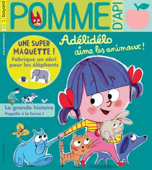 Pomme d'Api, mars 2019, n° 637. Illustration de la couverture : Fred Benaglia