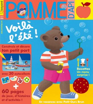 Pomme d'Api, juillet 2019, n° 641. Illustration de la couverture : Danièle Bour