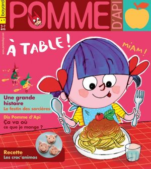 Couverture du magazine Pomme d'Api et son supplément pour les parents, n°644, octobre 2019 - Illustration : Frédéric Benaglia