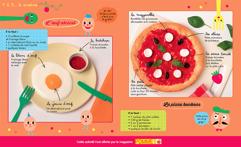 Bricolage : incroyable menu de Pomme d'Api n°641