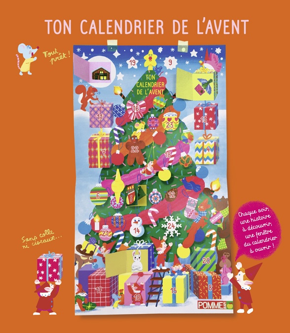 “Ton calendrier de l'avent”, Pomme d'Api n°568, décembre 2020. Illustrations : Vincent Pianina.