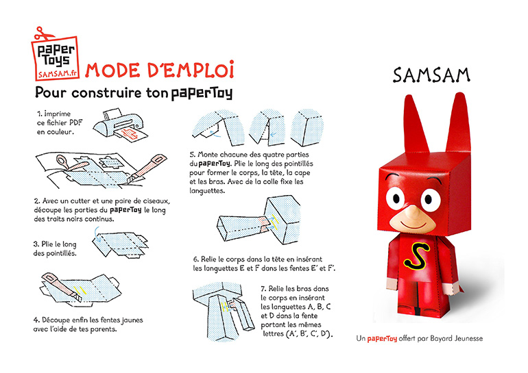 Paper toy SamSam