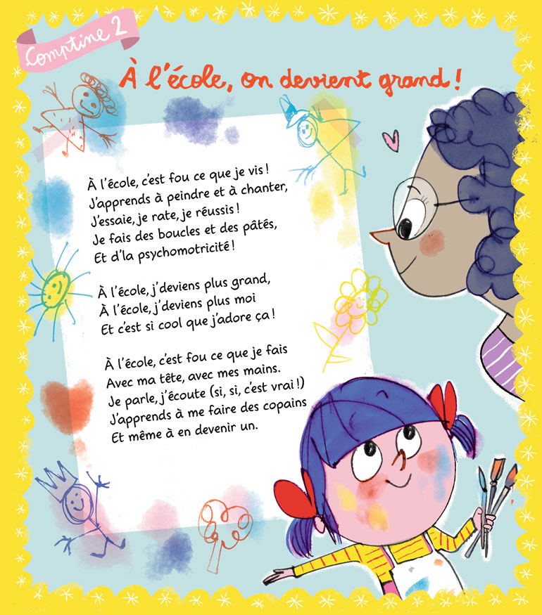 UNE COMPTINE POUR CHAQUE MOMENT DE LA JOURNEE: 8 jeux et chansons pour  rythmer les grands moments de la journée des enfants (French Edition)