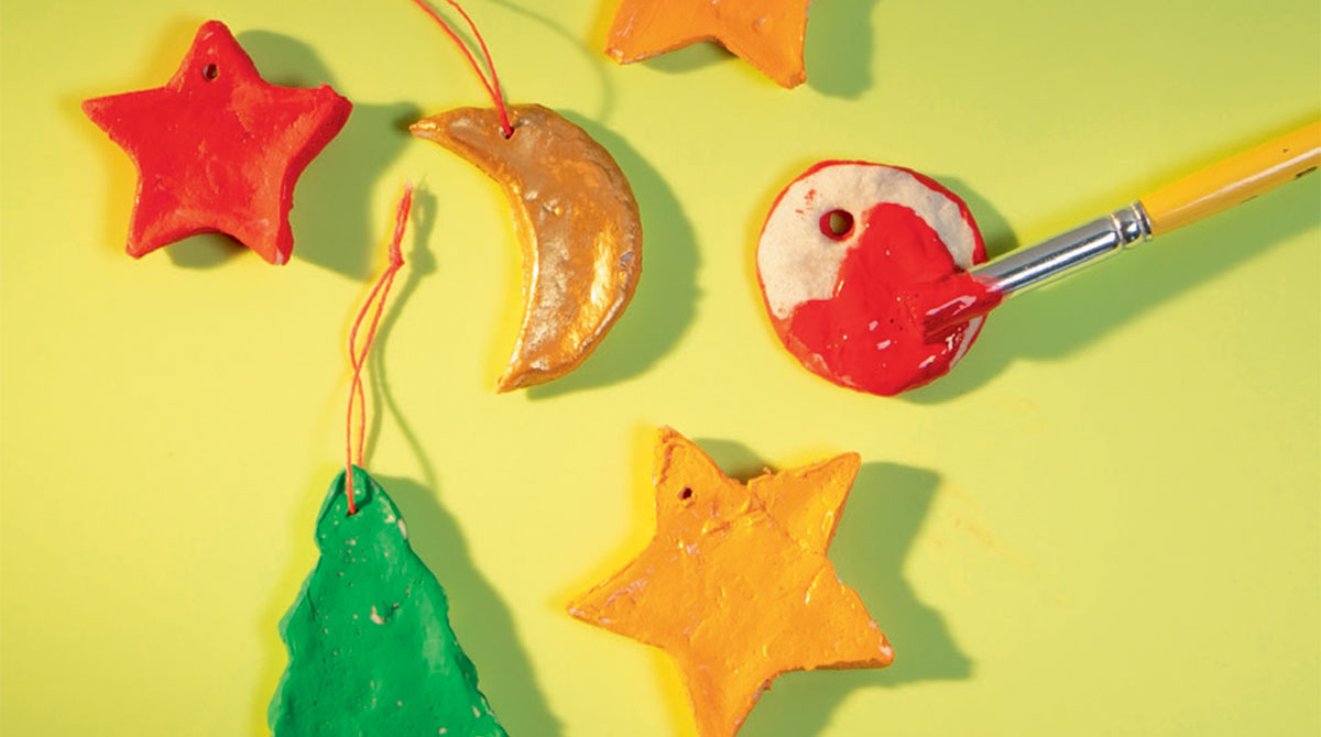 Mon quatre heures bricoleur: Petits sujets de Noël en pâte à sel