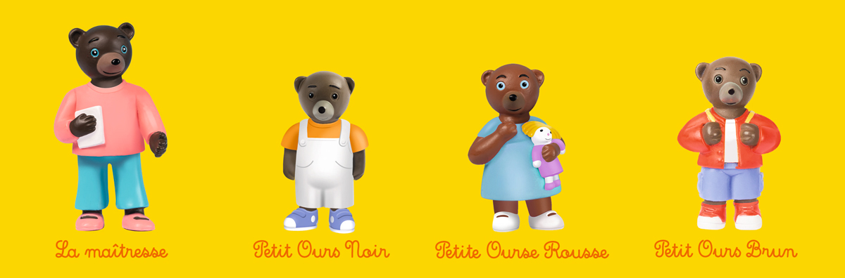 Histoires, figurines et chanson : vive l'école avec Petit Ours Brun ! -  Pomme d'Api