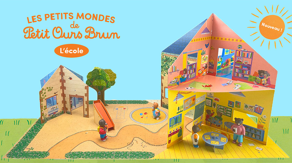 Hors-série “Les Petits Mondes de Petit Ours Brun : l'école”, 15,95 €. En vente à partir du 23 août chez tous les marchands de journaux.