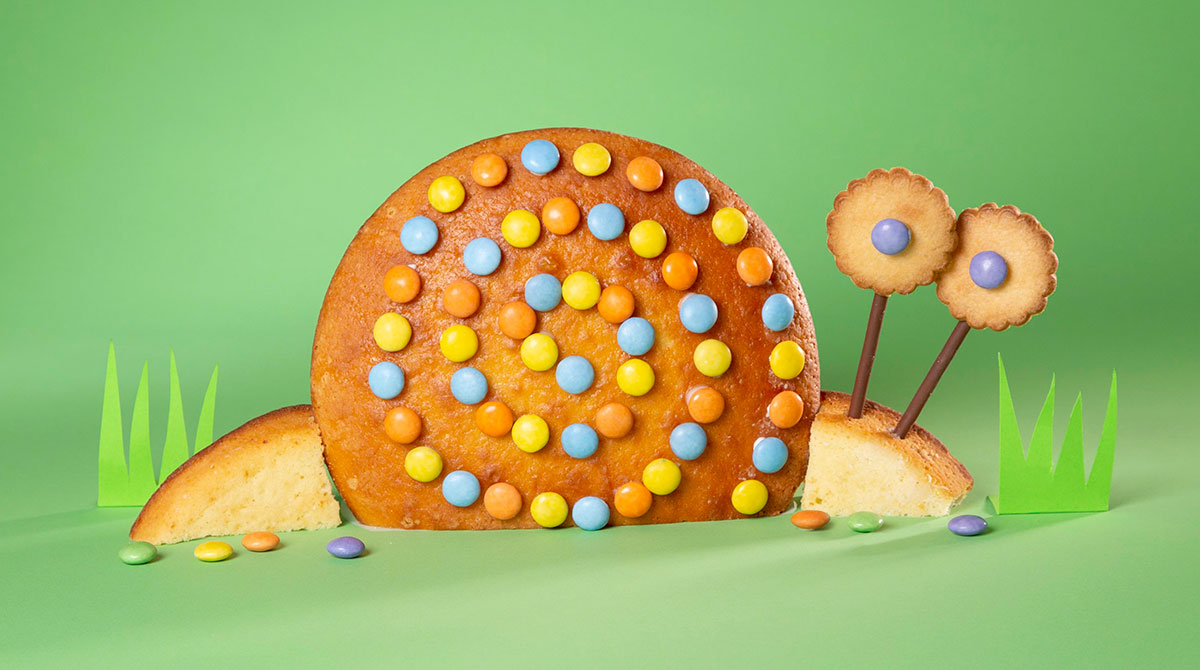 © Photo : Isabelle Franciosa. Recette : le gâteau escargot, Pomme d'Api n° 697, mars 2024.