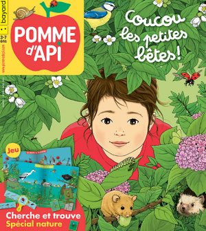 Couverture du magazine Pomme d'Api n° 698, avril 2024 - Coucou les petites bêtes.