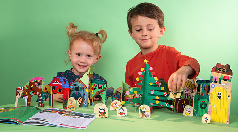 “Ton village de Noël” et tous les personnages des 24 histoires “Opération Noël !”
Pomme d'Api n° 718, décembre 2025.